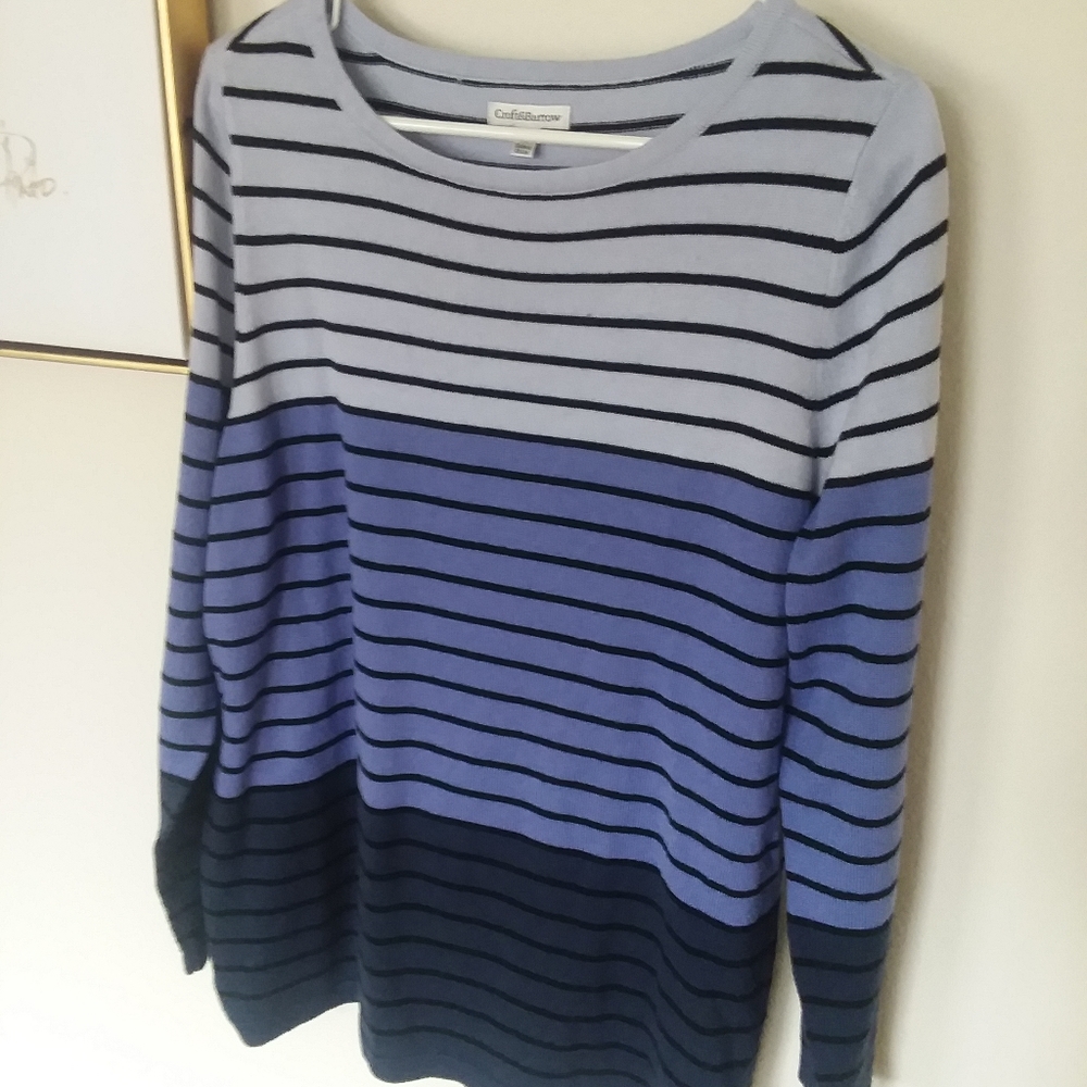 Color Block Striped Sweater